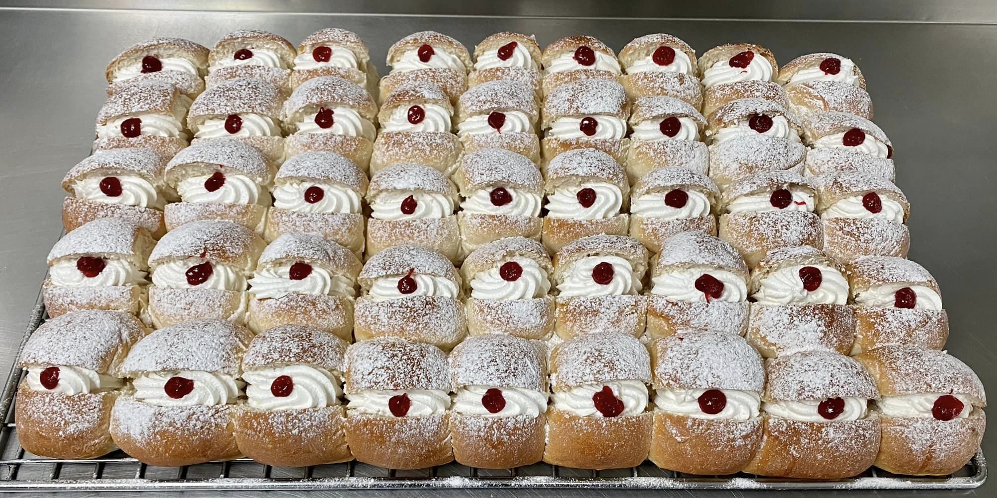 Pastries at Roma Restaurant and Cafe Bakearoma